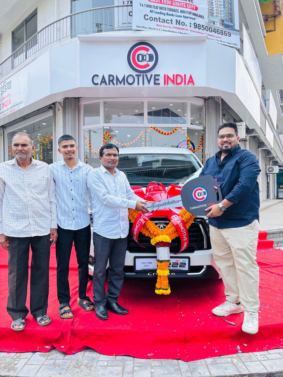 Carmotive India successful car delivery